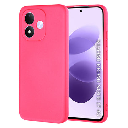 Fodral för Xiaomi Redmi Note 17 4G / Note 17 5G, Techsuit, SoftFlex, mörkrosa