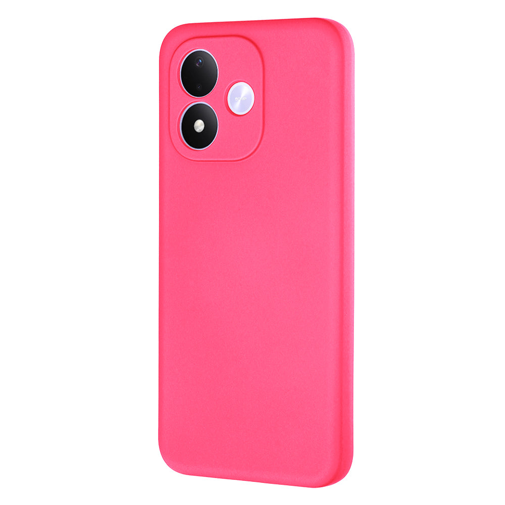 Fodral för Xiaomi Redmi Note 17 4G / Note 17 5G, Techsuit, SoftFlex, mörkrosa