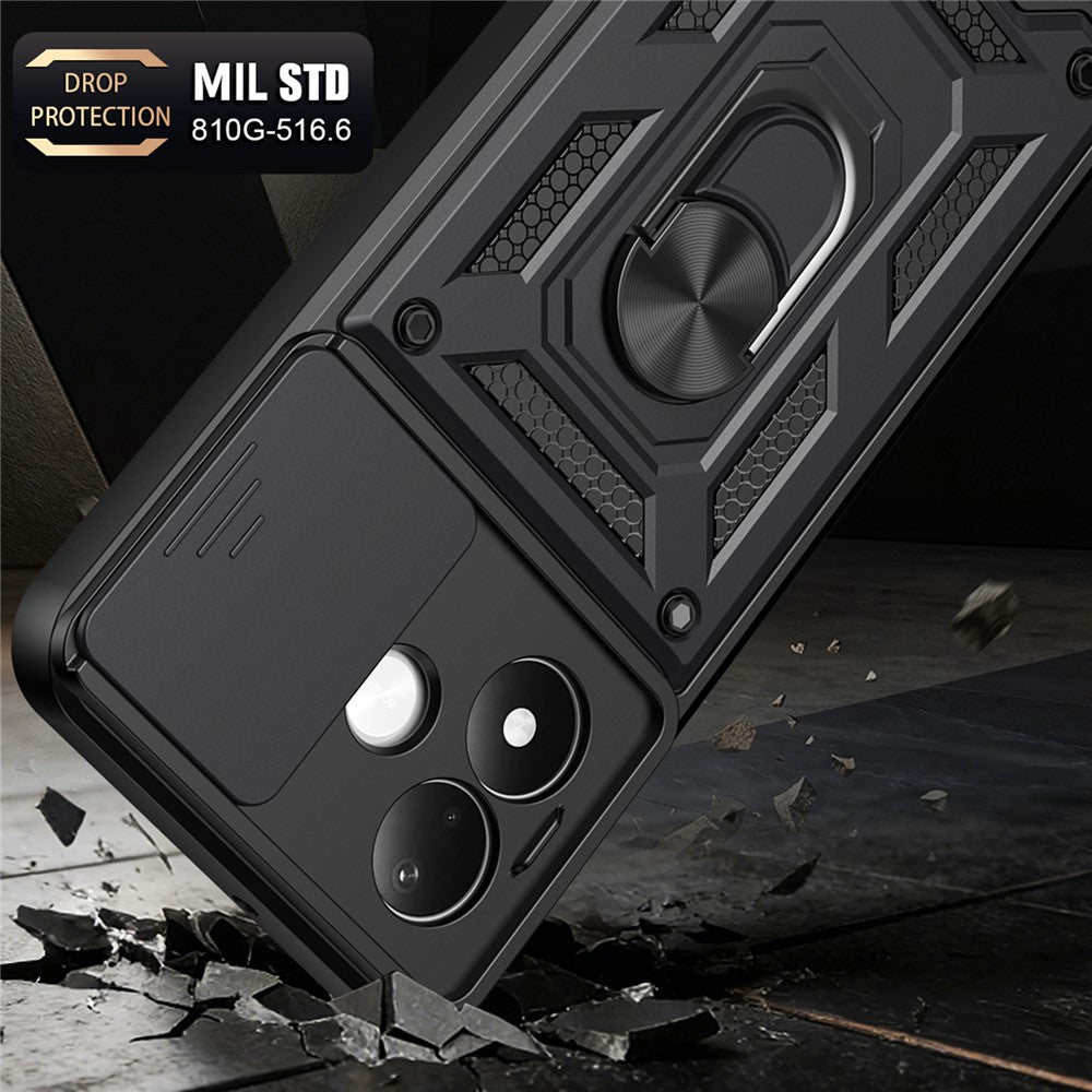 Skal till Xiaomi Redmi Note 17 Pro Max, Techsuit, CamShield, svart