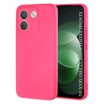 Fodral för Xiaomi Redmi Note 17 Pro Max, Techsuit, SoftFlex, mörkrosa
