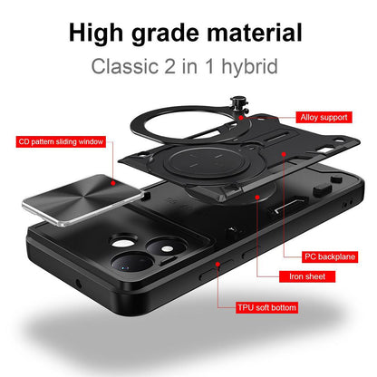 Fodral för Xiaomi Redmi Note 17 Pro, Techsuit, CamGuard Pro, rött
