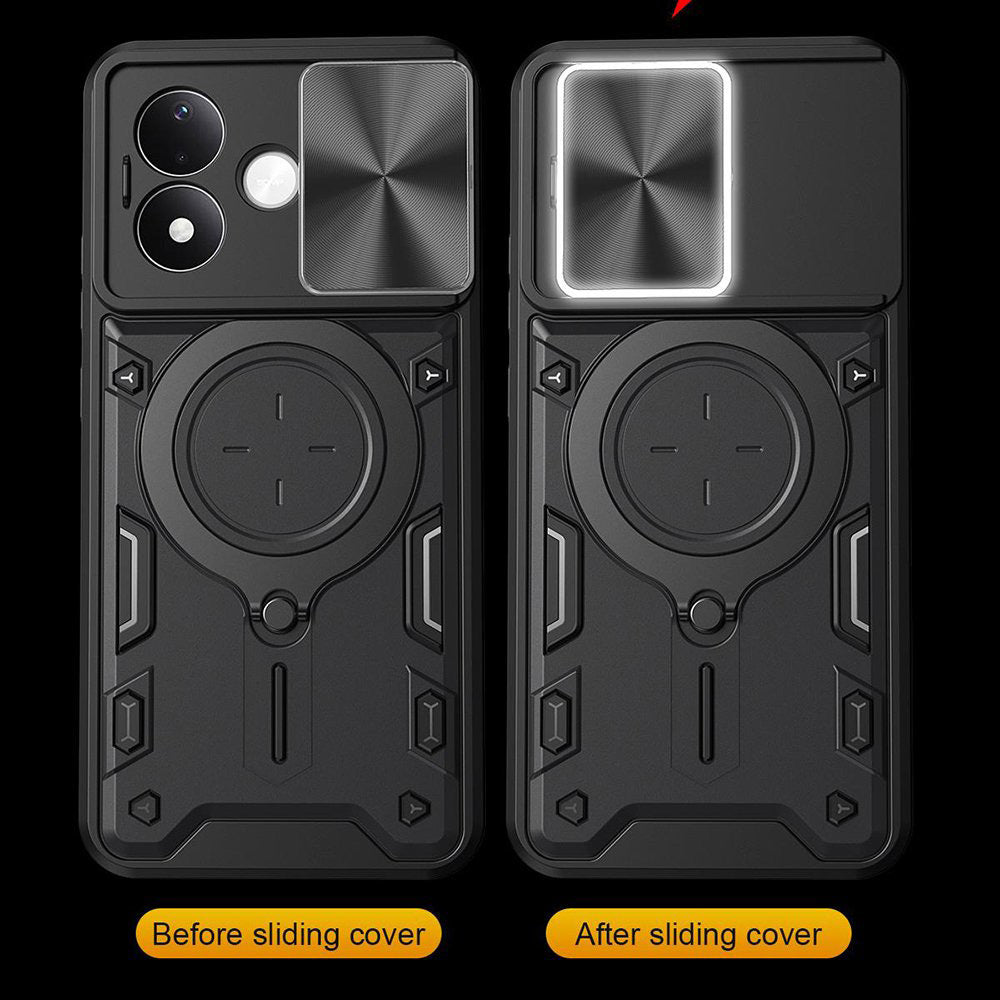 Fodral för Xiaomi Redmi Note 17 Pro, Techsuit, CamGuard Pro, rött