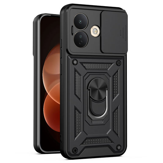 Fodral för Xiaomi Redmi Note 17 Pro, Techsuit, CamShield, svart