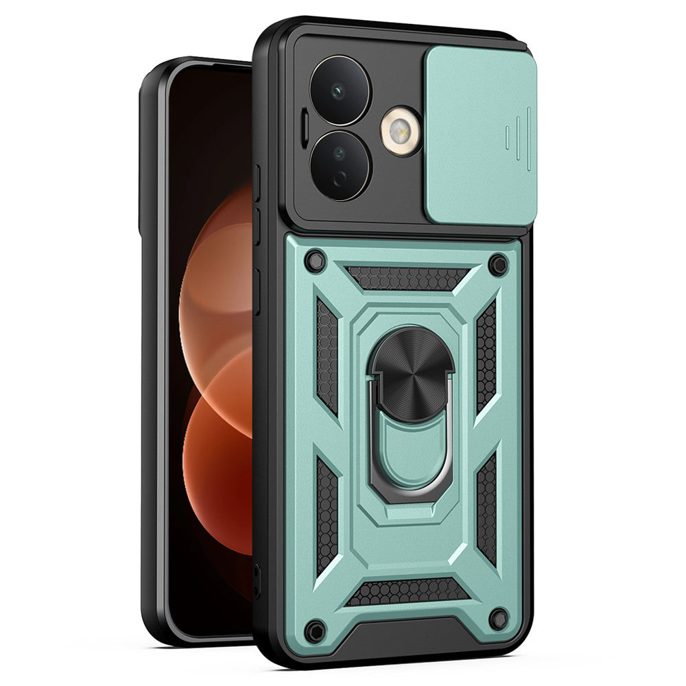 Skal till Xiaomi Redmi Note 17 Pro, Techsuit, CamShield, grön
