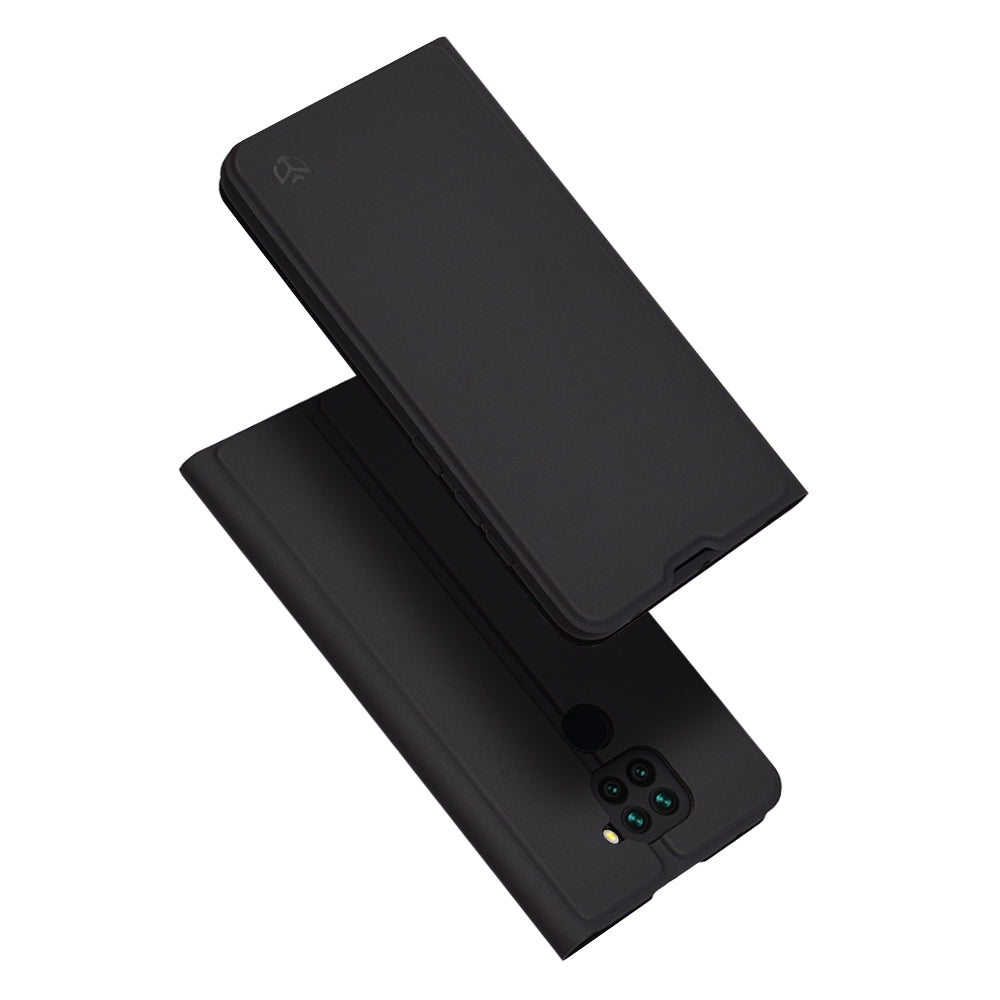 Fodral för Xiaomi Redmi Note 9 / 10X 4G, Techsuit, Magskin Book, Svart