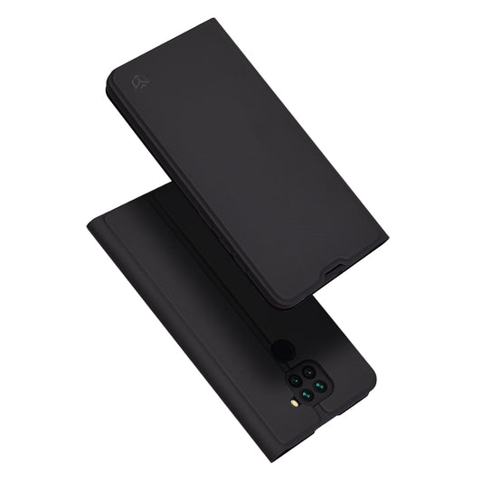 Fodral för Xiaomi Redmi Note 9 / 10X 4G, Techsuit, Magskin Book, Svart