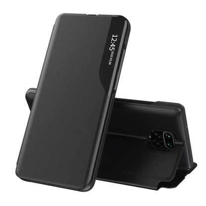 Fodral för Xiaomi Redmi Note 9S / Note 9 Pro / Note 9 Pro Max, Techsuit, eFold, Svart