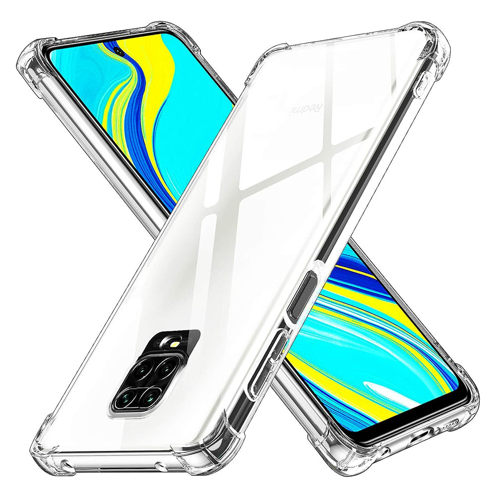 Fodral för Xiaomi Redmi Note 9S / Note 9 Pro / Note 9 Pro Max, Techsuit, Stötsäker Klar, Transparent