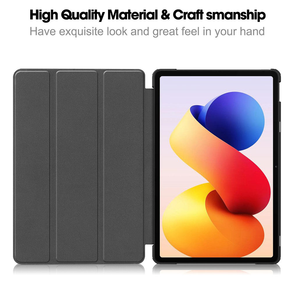 Fodral för Xiaomi Redmi Pad 2 Pro, Techsuit, FoldPro, Svart