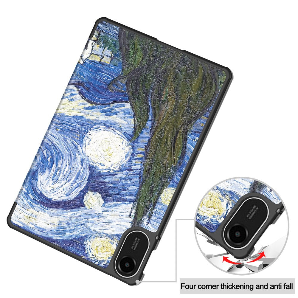 Fodral för Xiaomi Redmi Pad 2 Pro, Techsuit, FoldPro Starry Night, Flerfärgad