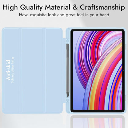 Fodral för Xiaomi Redmi Pad Pro / Pad / Pad Pro 5G, Techsuit, Flex Trifold, Marinblå