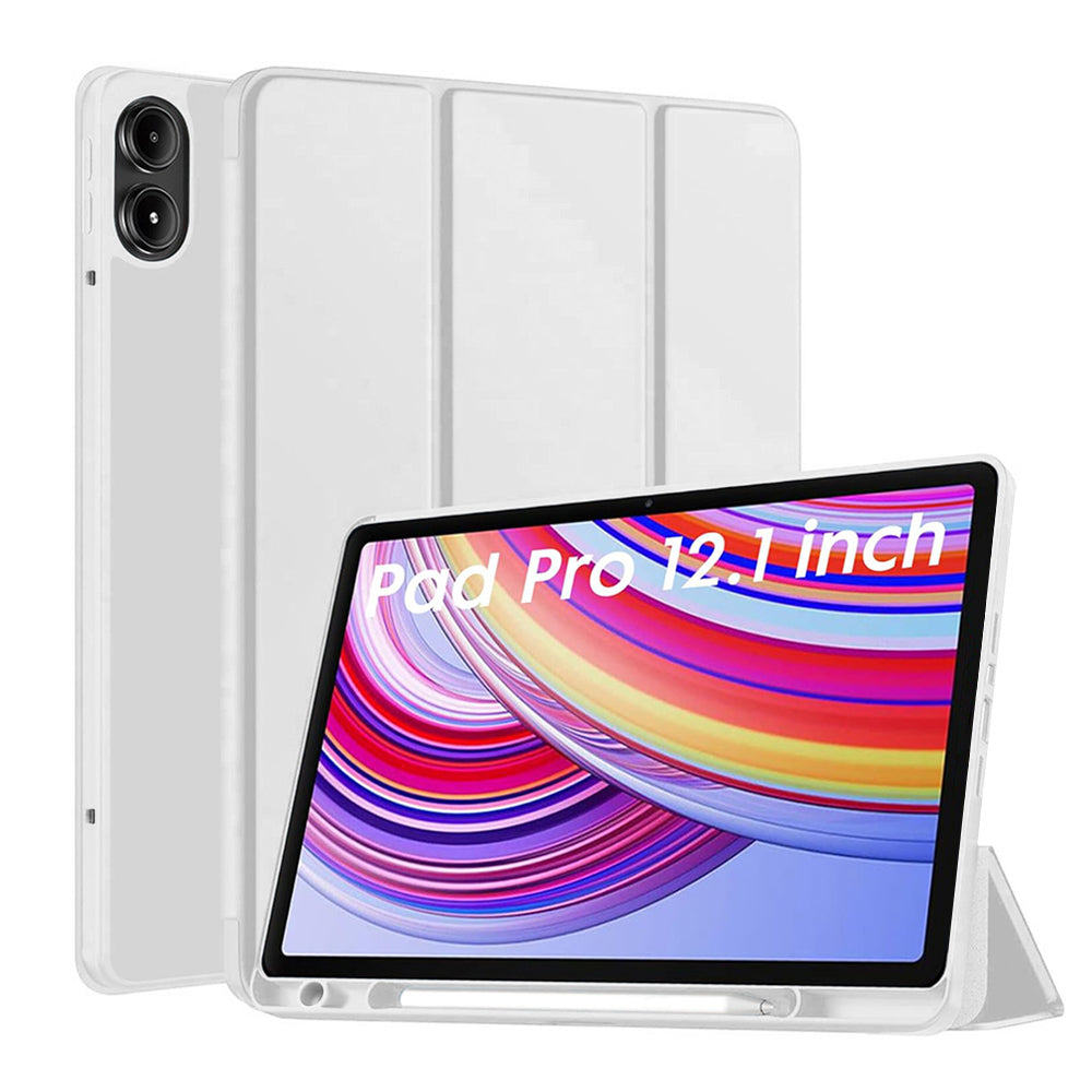 Fodral för Xiaomi Redmi Pad Pro / Pad / Pad Pro 5G, Techsuit, Flex Trifold, Grå