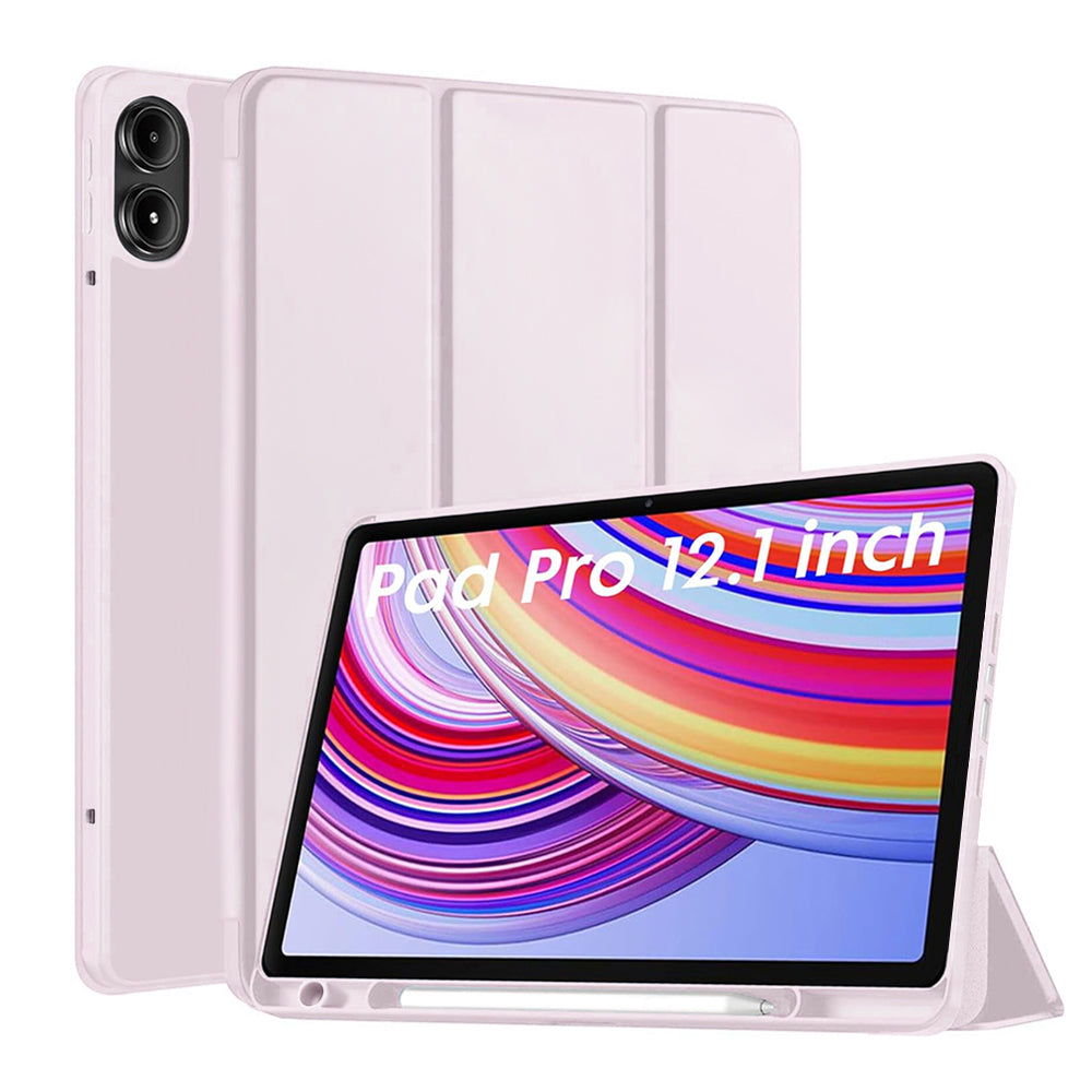 Fodral för Xiaomi Redmi Pad Pro / Pad / Pad Pro 5G, Techsuit, Flex Trifold, Rosa