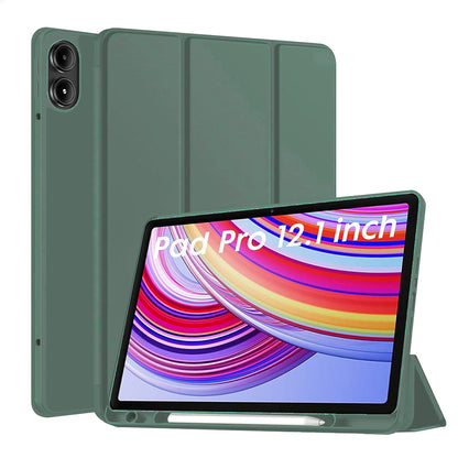 Fodral för Xiaomi Redmi Pad Pro / Pad / Pad Pro 5G, Techsuit, Flex Trifold, Grön