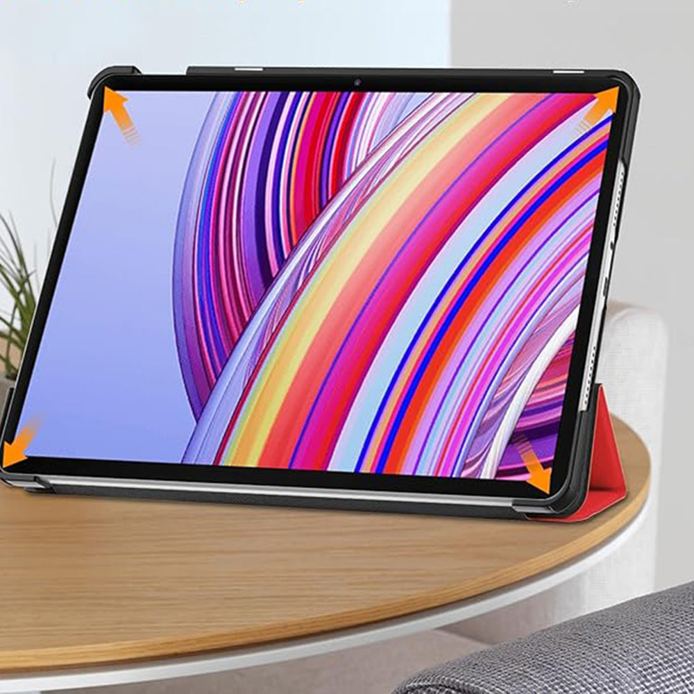 Fodral för Xiaomi Redmi Pad Pro / Pad / Pad Pro 5G, Techsuit, FoldPro, Röd