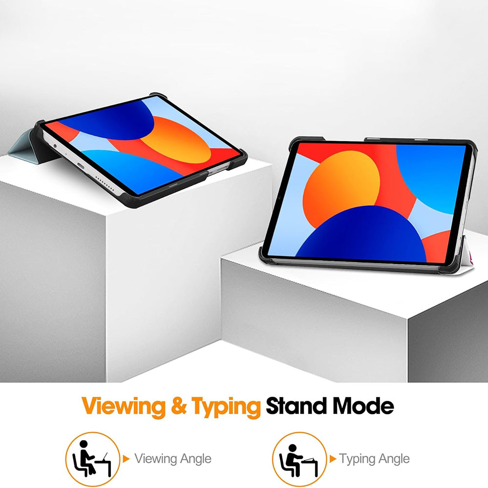 Fodral för Xiaomi Redmi Pad SE 8.7, Techsuit, FoldPro Unicorn, Flerfärgad