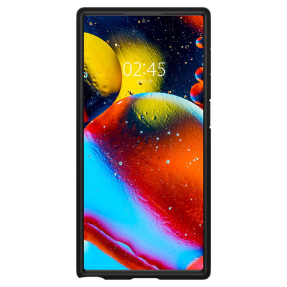 Skyddsfodral för Samsung Galaxy S22 Ultra 5G S908, Spigen, Tough Armor, Svart ACS03923