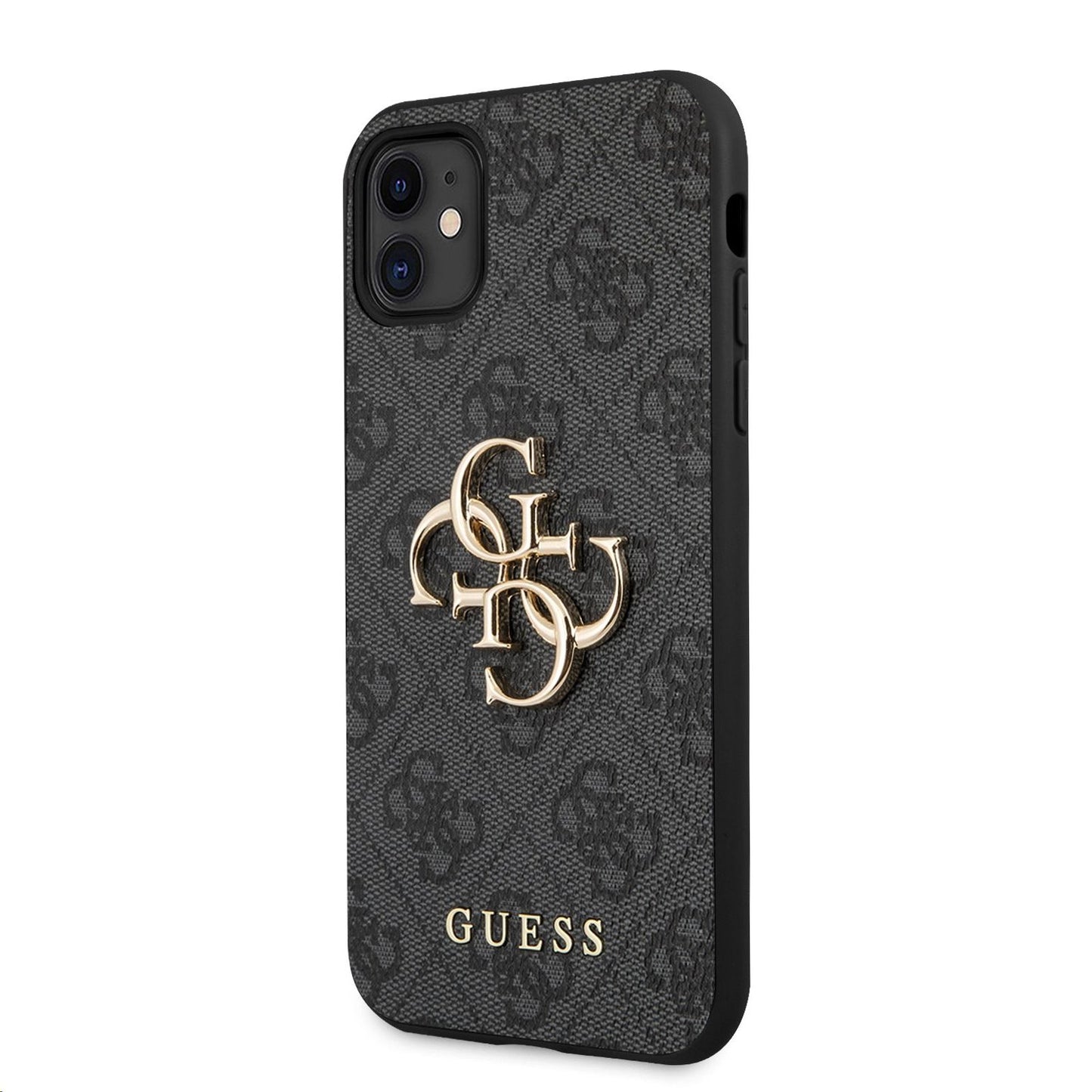 Skyddsfodral för Apple iPhone 11, Guess, 4G Metal Logo, Grå
