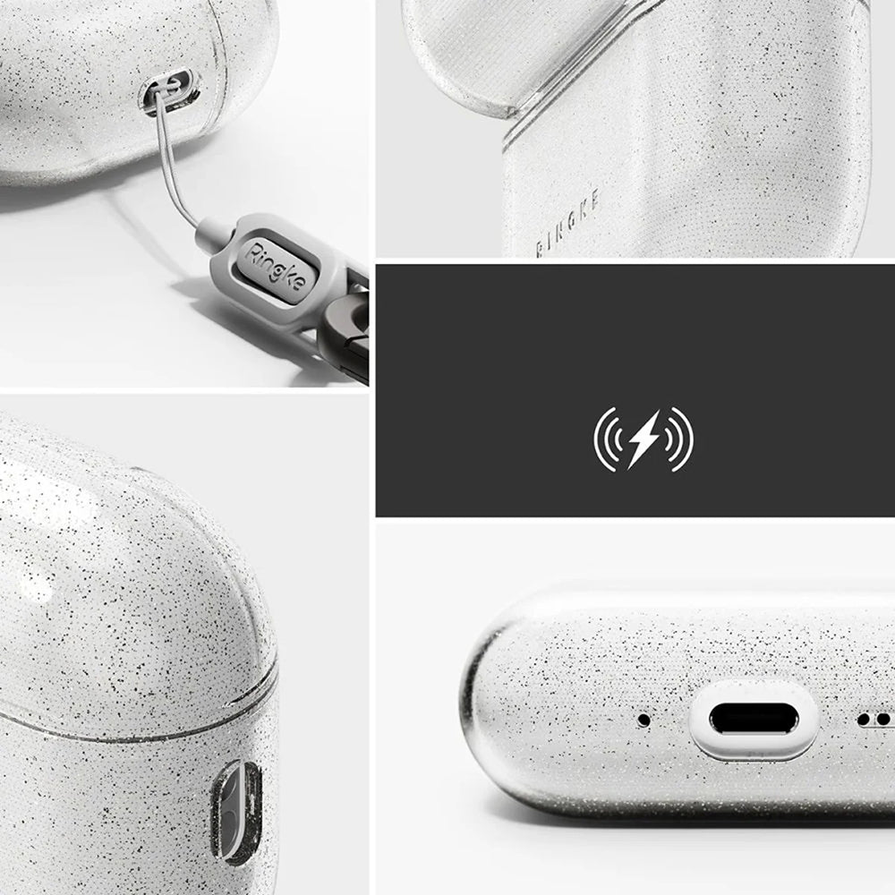 Ringke Air Glitter fodral för Apple AirPods 3, Transparent