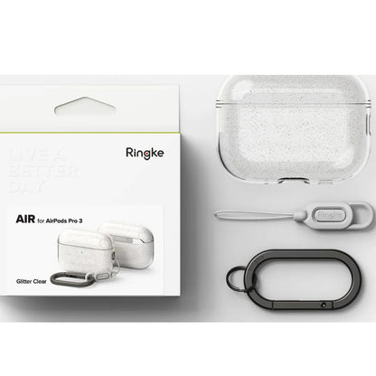 Ringke Air Glitter fodral för Apple AirPods 3, Transparent