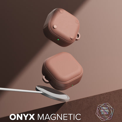 Ringke Onyx magnetfodral för Samsung Galaxy Buds4 / Buds4 Pro, brons