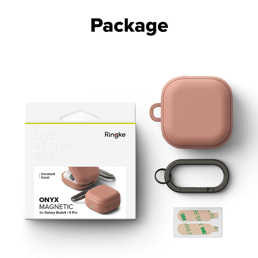 Ringke Onyx magnetfodral för Samsung Galaxy Buds4 / Buds4 Pro, brons