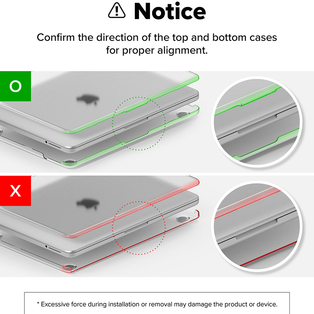 Ringke Slim-skal för Apple MacBook Neo 13 tum, matt transparent

