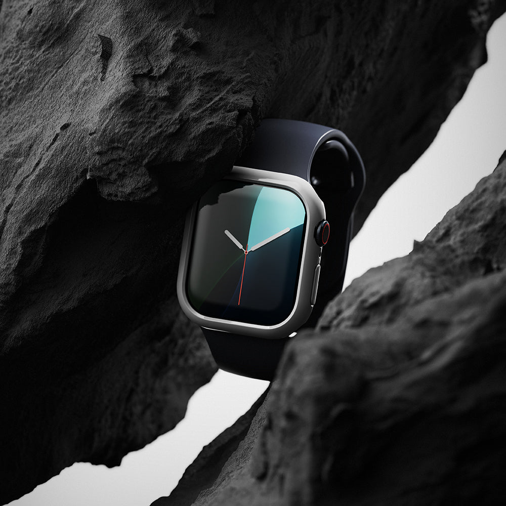 Ringke Slim-fodral för Apple Watch Series 10 / 11 42mm, Set om 2 stycken, Matt svart / Transparent