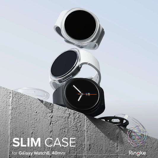 Ringke Slim fodral för Samsung Galaxy Watch8 40mm, Set med 2 stycken, Transparent