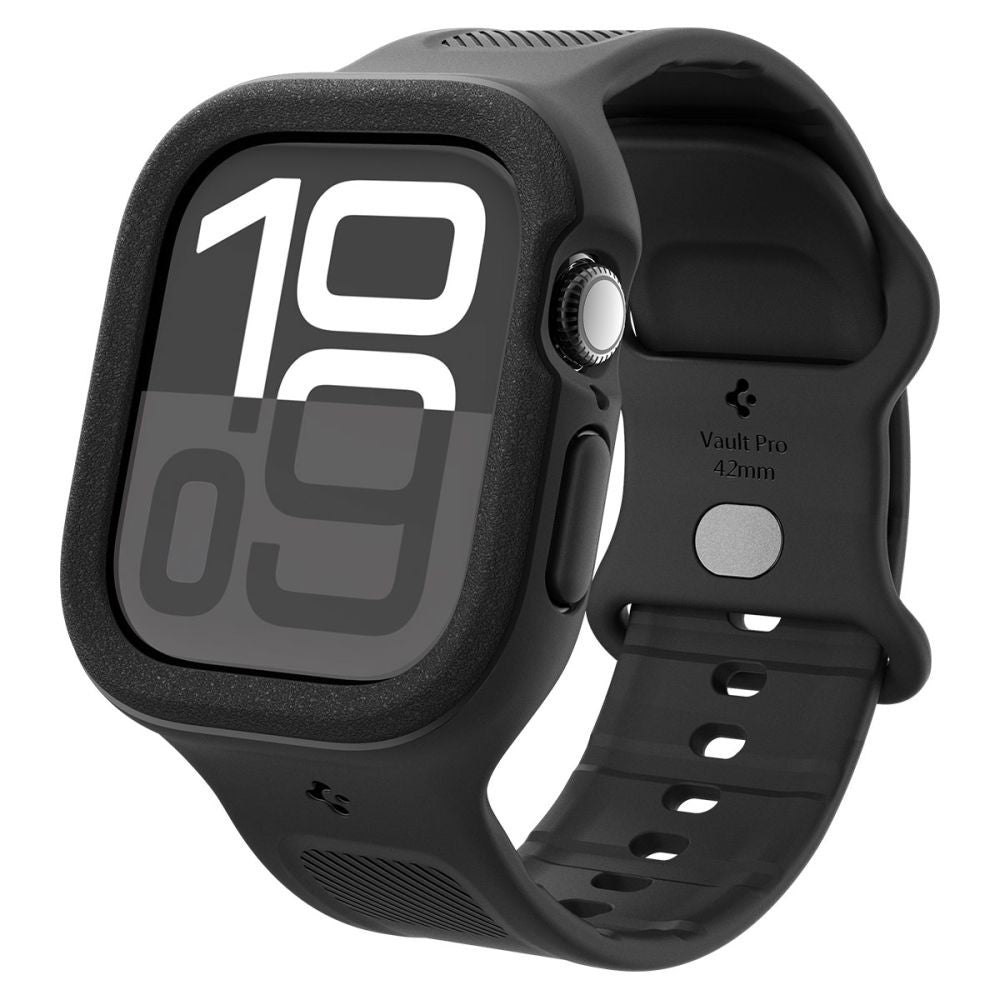 Spigen Caseology Vault Pro rem för Apple Watch Series 10 / 11 42mm, Mattsvart ACS09390