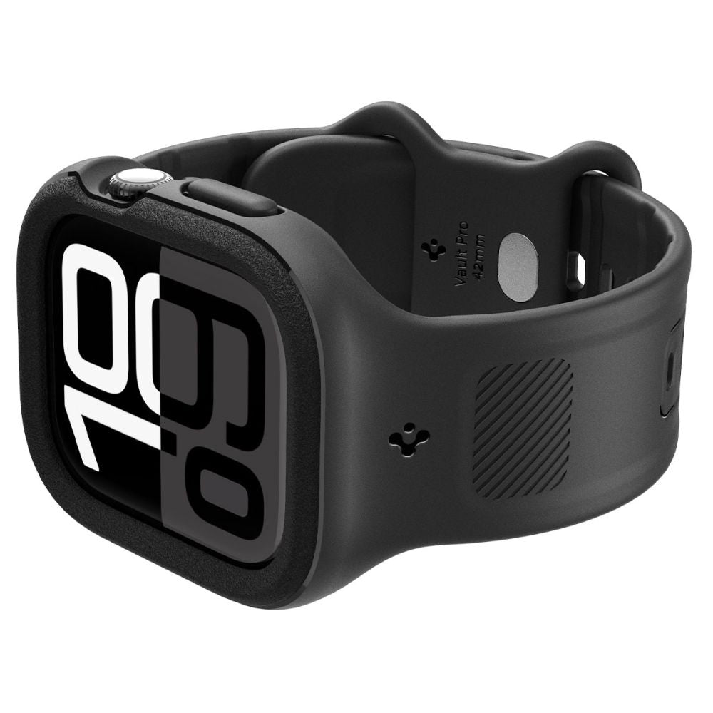 Spigen Caseology Vault Pro rem för Apple Watch Series 10 / 11 42mm, Mattsvart ACS09390