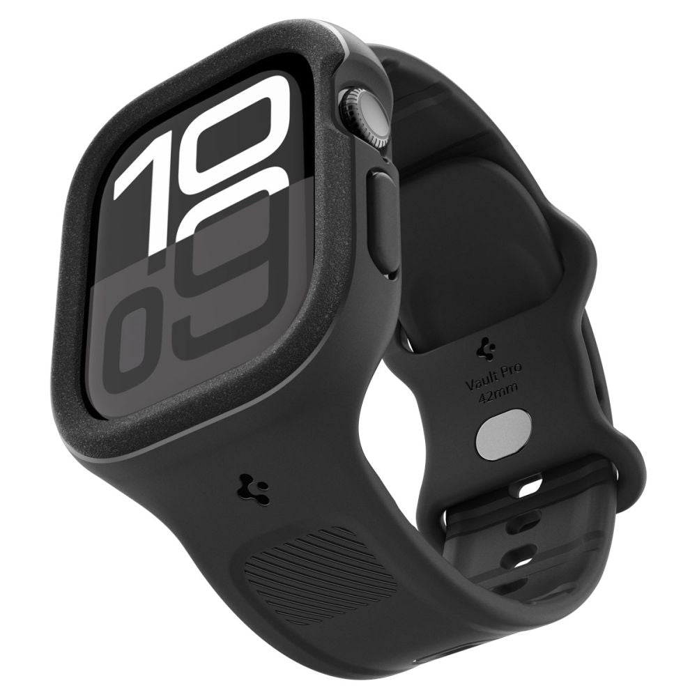 Spigen Caseology Vault Pro rem för Apple Watch Series 10 / 11 42mm, Mattsvart ACS09390