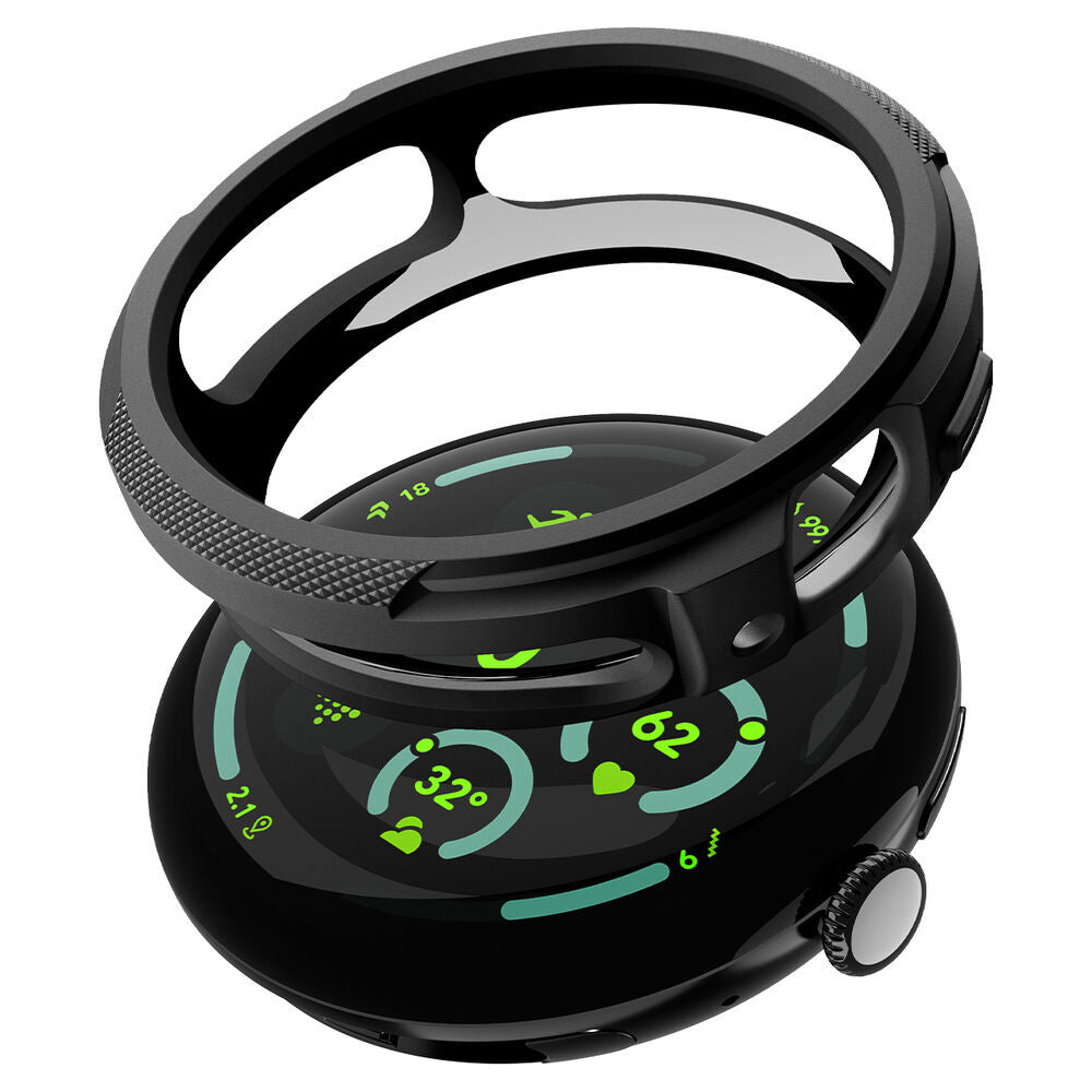 Spigen Liquid Air-fodral för Google Pixel Watch 4 41mm, Matt svart ACS09483
