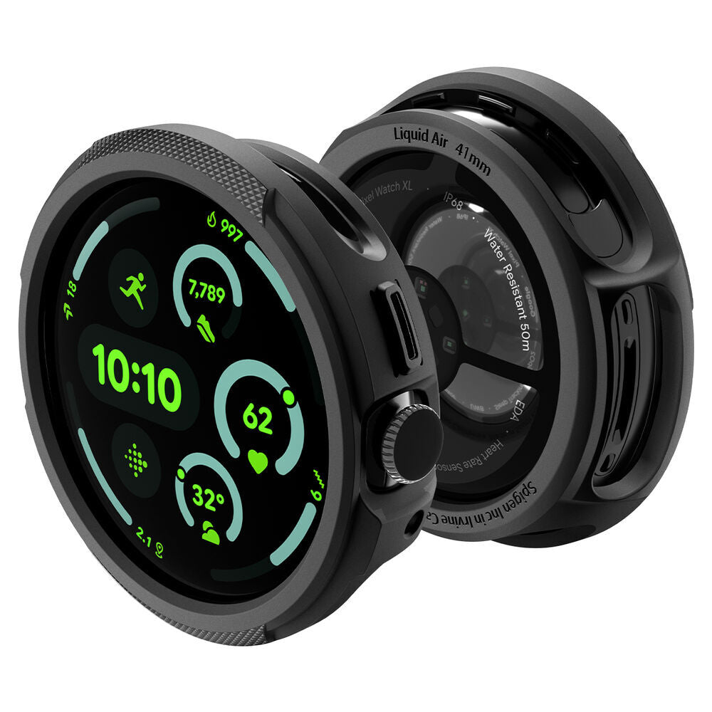 Spigen Liquid Air-fodral för Google Pixel Watch 4 41mm, Matt svart ACS09483