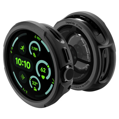 Spigen Liquid Air-fodral för Google Pixel Watch 4 41mm, Matt svart ACS09483