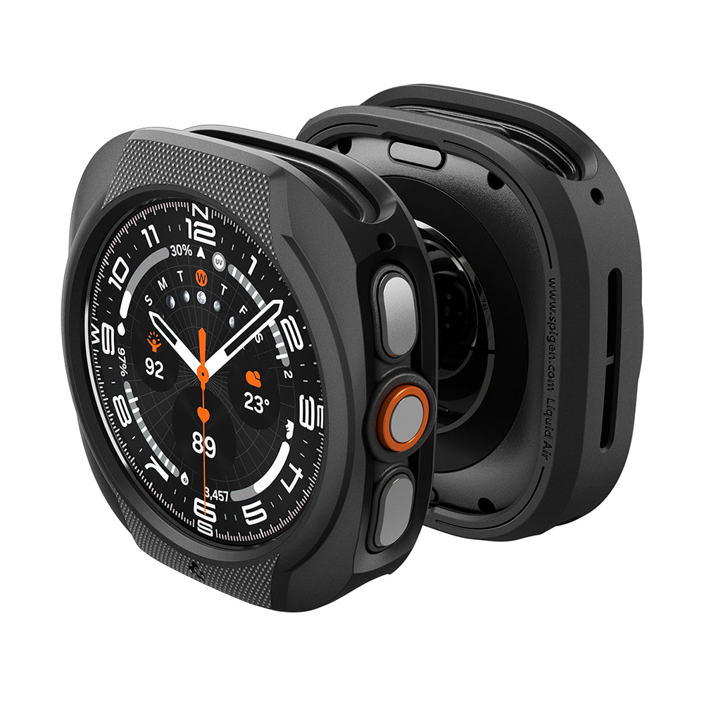 Spigen Liquid Air-fodral för Samsung Galaxy Watch Ultra2, Matt svart ACS11610