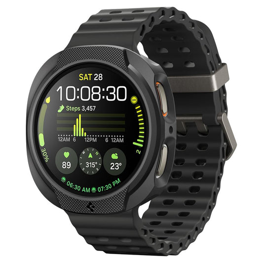 Spigen Liquid Air fodral för Samsung Galaxy Watch8 40mm, Mattsvart ACS09840