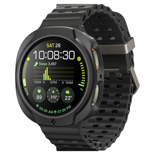 Spigen Liquid Air-fodral för Samsung Galaxy Watch8 44mm, Matt svart ACS09839