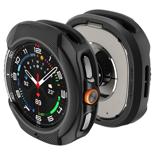 Spigen Liquid Air fodral för Samsung Galaxy Watch8 Classic, Mattsvart ACS09841