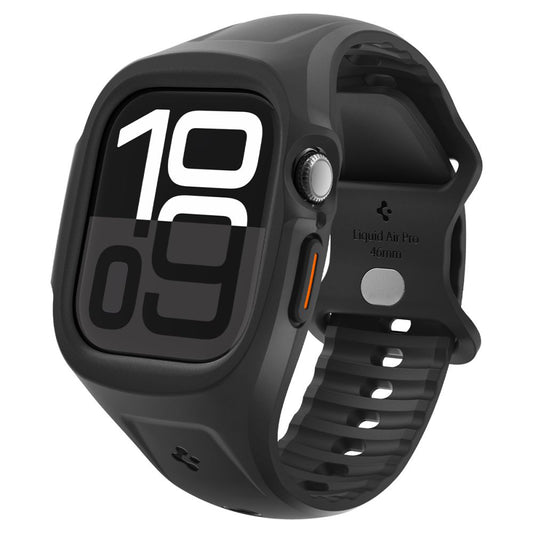 Spigen Liquid Air Pro fodral för Apple Watch Series 10 / 11 46mm, Mattsvart ACS09317