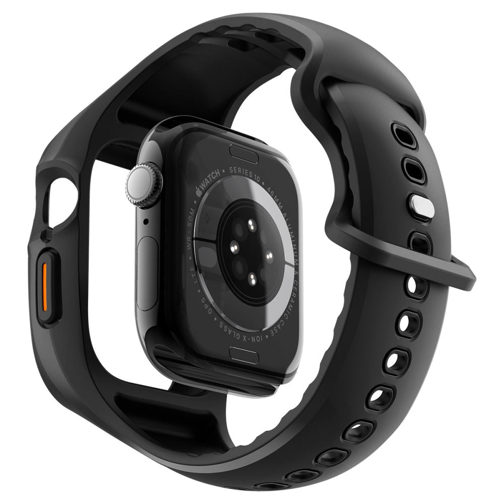 Spigen Liquid Air Pro fodral för Apple Watch Series 10 / 11 46mm, Mattsvart ACS09317