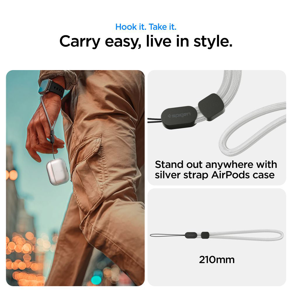 Spigen Liquid Crystal fodral för Apple AirPods Pro 3, Transparent ACS10019