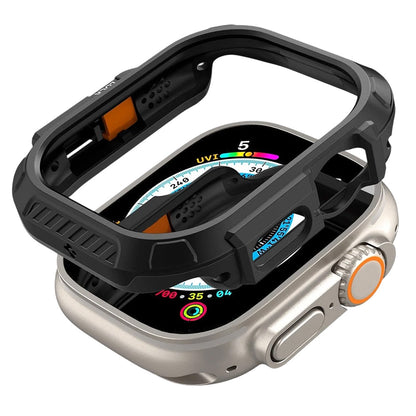 Spigen Lock Fit-fodral för Apple Watch Ultra Series, Matt svart ACS06208
