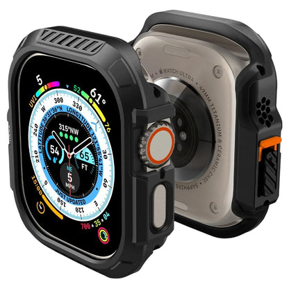 Spigen Lock Fit-fodral för Apple Watch Ultra Series, Matt svart ACS06208