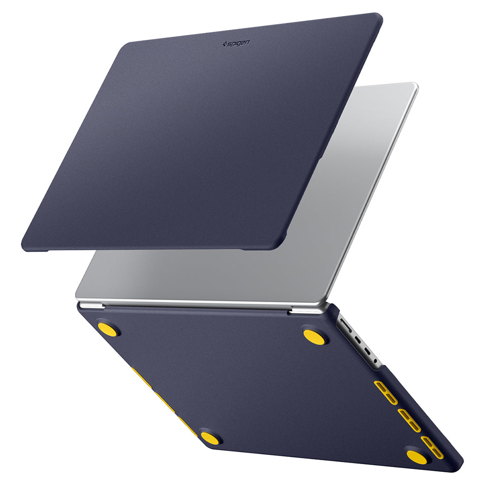 Spigen Nano Pop-fodral för Apple MacBook Pro 14 tum (2026) / (2025) / (2024) / (2023) / (2021), Marinblå ACS11271