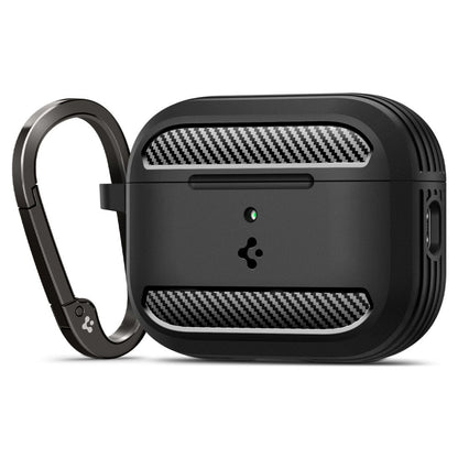 Spigen Rugged Armor fodral för Apple AirPods Pro 3, Mattsvart ACS09822