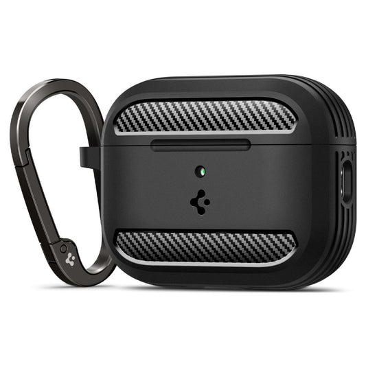 Spigen Rugged Armor fodral för Apple AirPods Pro 3, Mattsvart ACS09822