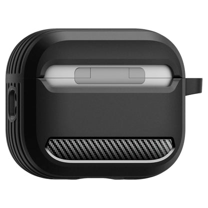 Spigen Rugged Armor fodral för Apple AirPods Pro 3, Mattsvart ACS09822