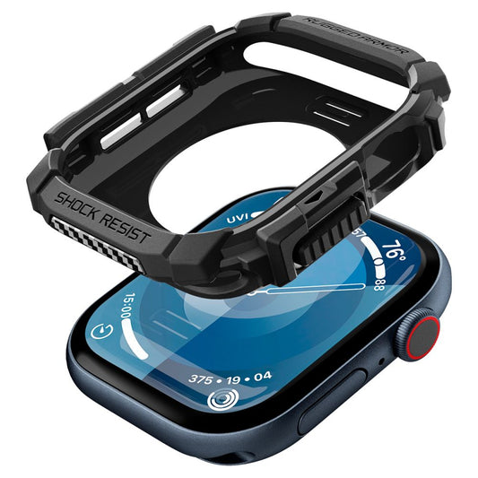 Spigen Rugged Armor skal för Apple Watch Series 10 / 11 42mm, Svart ACS08585