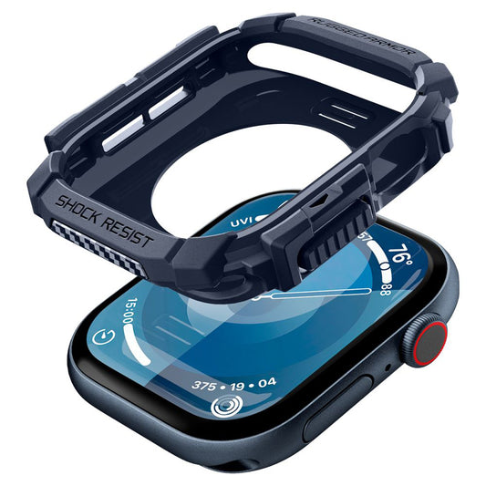 Spigen Rugged Armor skal för Apple Watch Series 10 / 11 46mm, Marinblå ACS08599
